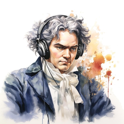 Beethoven presenting a listen guide for his Violin Concerto in D Major's III. Rondo: Allegro