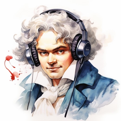 Beethoven presenting best moments of his Für Elise