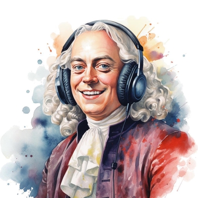 Händel presenting a listen guide for his Hallelujah