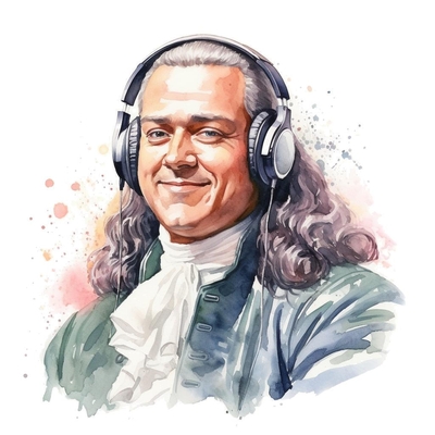 Bach presenting a listen guide for his Air on the G String