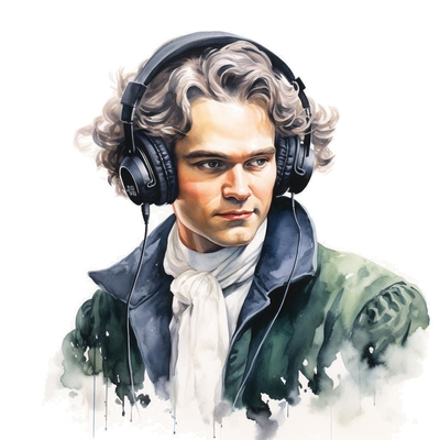 Beethoven presenting the backstory of his Symphony No 6