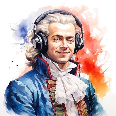 Mozart presenting a listen guide for his Don Giovanni's Là ci darem la mano