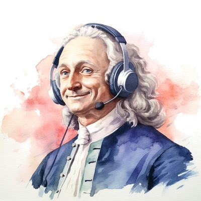 Vivaldi presenting a listen guide for his Spring (Four Seasons)'s II. Largo e pianissimo sempre