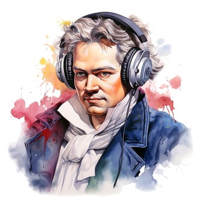 Beethoven presenting a listen guide for his Violin Concerto in D Major's I. Allegro ma non troppo